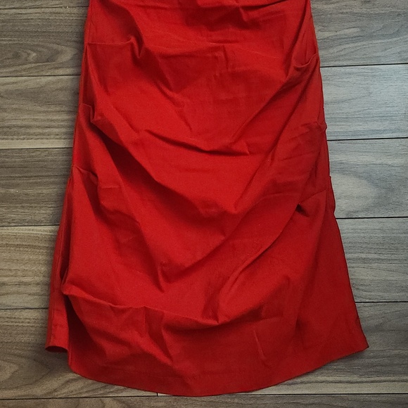 🔥Red Sheath Dress Sleeveless - Picture 5 of 12